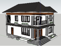 File sketchup biệt thự 2 tầng,Model sketchup biệt thự 2 tầng,Bản vẽ sketchup biệt thự 2 tầng,sketchup biệt thự 2 tầng,Mẫu Sketchup biệt thự 2 tầng,Biệt thự 2 tầng 8.7x13.5m